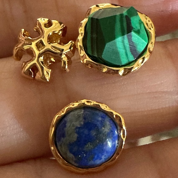 Tory Burch gold Roxanne Semiprecious stones Ring - Picture 6 of 8